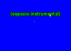 (espacio instrumental)