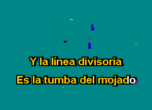 Y la linea divisoria

Es la tumba del mojado