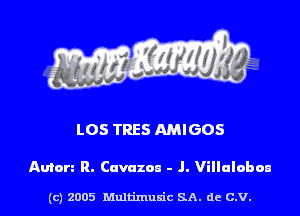 LOS TRES AMIGOS

Anton R. Cuvazon - J. Villalobca

(c) 2005 Multimulc SA. de C.V.