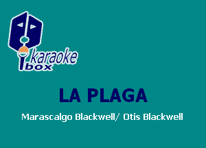 Marascalgo BlackwelV Otis Blackwell