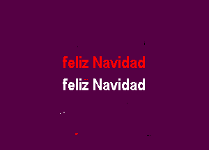 feliz Navidad