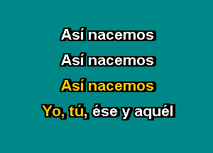 Asi nacemos
Asi nacemos

Asi nacemos

Yo, tl'J, (ase y aquc'al