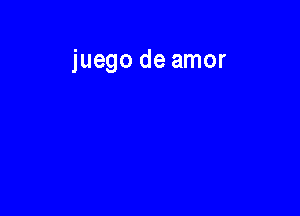 juego de amor