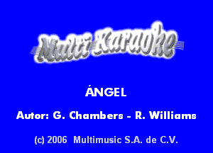 Amen G. Chambcrn - R. Williams

(c) 2008 Mullimusic SA. de CV.