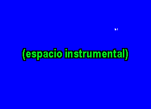 (espacio instrumental)