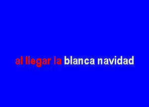 agar la blanca navidad