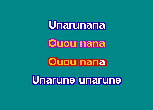 Unarunana
Ouou nana

Ouou nana

Unarune unarune