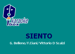 G. BellenwFEianilvittorio D Scalzi