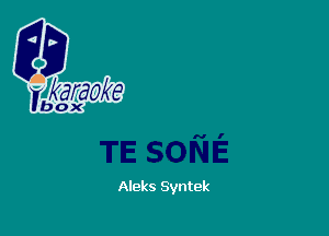 Aleks Syntek