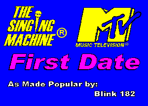 As Made Popular bw
Blink 182