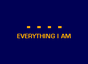 EVERYTHING I AM