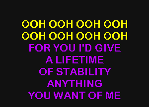 OOH OOH OOH OOH
OOH OOH OOH OOH