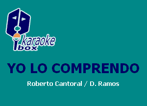 Roberto Cantoral 0. Ramos