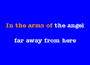 In the arms of the angel

far away from here