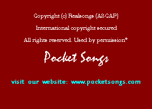 Copyright (c) Rcalsonsb (AS CAP)
Inmn'onsl copyright Bocuxcd

All rights named. Used by pmnisbion

Doom 50W

visit our websitez m.pocketsongs.com