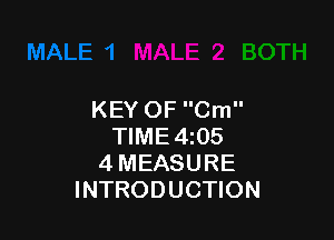 KEYOFCm

NME495
4MEASURE
INTRODUCHON