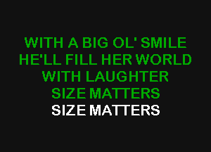 SIZE MATFERS