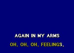 AGAIN IN MY ARMS
0H, 0H, 0H, FEELINGS,