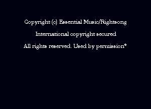 Copyright (c) Eumtisl Mumchighmong
hmmdorml copyright nocumd

All rights macrmd Used by pmown'
