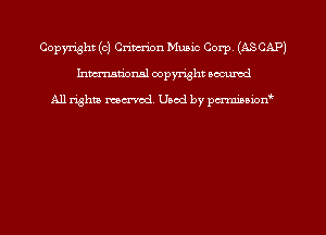 Copyright (c) Grimm Music Corp. (ASCAPJ
Inman'onsl copyright occumd

All rights marred. Used by pcrminion