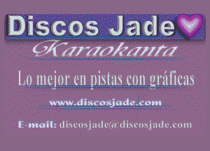 Discos Jade?
- mdakaizm

(I 11101 or 'E'I'I'frbiSfil'fw 1'1?'.E'1'Fafiti '