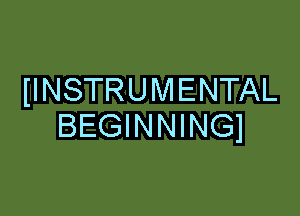 IINSTRUMENTAL

BEGINNINGI