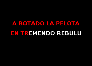 A BOTADO LA PELOTA

EN TREMENDO REBULU