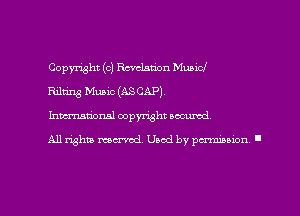 Copyright (c) Rtwclation Music!

Biking Music (ASCAP)

himtiOnsl copymht secured

All Whiz mental. Used by permission I
