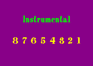 Instrumental

87654821