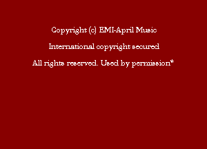 Copyright (c) EMI-Apnl Munic
hmmdorml copyright nocumd

All rights macrmd Used by pmown'