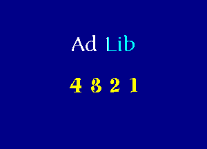 AdLib
4821
