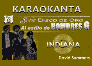 KARAOIQNTA

m 03 3ww DISCO DE one

A! osmo do 53013113315? (E

David Summers
