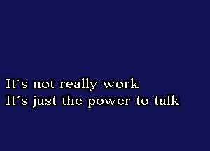 IFS not really work
IFS just the power to talk