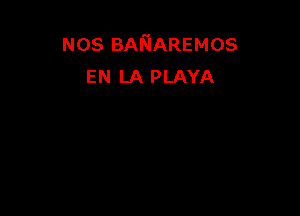 NOS BANAREMOS
EN LA PLAYA