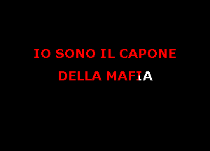 IO SONO IL CAPONE

DELLA MAFIA