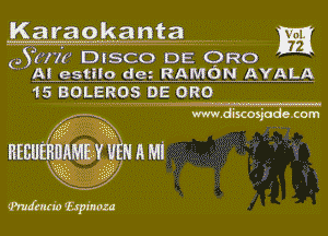 gargokantawm ..... M

GYH'M Dtsco DE Ono
 A! estuo deg RAMON AYALA