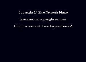 Copyright (c) Blue Network Munic
hmmdorml copyright nocumd

All rights macrmd Used by pmown'