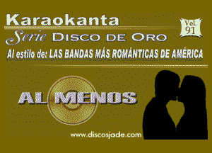 Karaokanta m

080le DISCO DE ORO
M estlfo de. L45 BAHDAS HAS RUHAHIJCAS DE AHERM