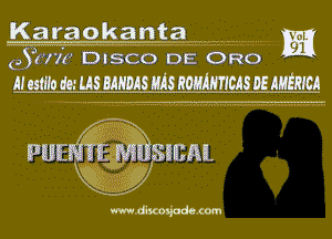 Karaokanta -- m

GSH'IIJ DISCO DE ORO

egtrromusmmsmaaggmcasmama

PUE UIEAL

mdeadcm