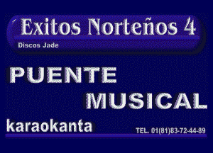 Exitos Nortefios 4

PUENTE
MUSICAL

karaokanta m