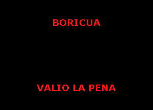 BORICUA

VALIO LA PENA