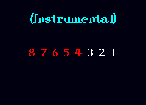 (Instrumental)

321