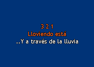 321

Lloviendo estai
..Y a traws de la lluvia