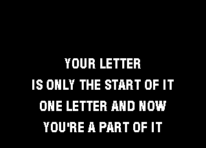 YOUR LETTER
IS ONLY THE START OF IT
ONE LETTER...

IronOcr License Exception.  To deploy IronOcr please apply a commercial license key or free 30 day deployment trial key at  http://ironsoftware.com/csharp/ocr/licensing/.  Keys may be applied by setting IronOcr.License.LicenseKey at any point in your application before IronOCR is used.