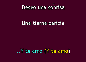 Deseo una smn'sa

Una tierna caricia

..Y te amo (Y te amo)