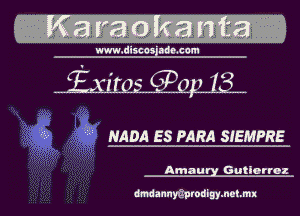 www.discos'pdeaom

A -

.333 a NADA ES PARA SIEMPRE

Amuug Gutierrez
dmdannyQprodIgymame