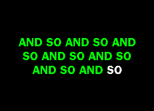 AND 30 AND 80 AND

80 AND 80 AND 80
AND 80 AND SO