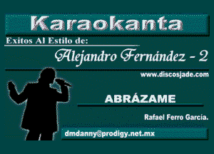 Exitos AI Esiilo du

, Wigandro G'emdndez - 2

WW

ABRAZAME

811106 Fmaxch.