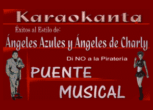 Kn ma 0 ka n10!
F'xinrs -Iil1 wt1rv'1d

11199123 .12 ules u Angeles de Lhar ly

g.g-n 0- NO 3 la Plr alor la g
r34? 1 1

1g PUENTE g1.
13? MUSICAL