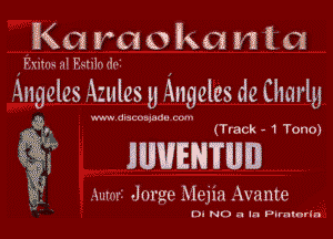lKa PC! 0 ka n i a

Fxml II F nl )dt

41199193 At ules y Angelcs d9 Limr ly

mnvdxwvjduuuu

(Track- 1 Tono)

i323 JIMENWI

W .xuuw Jorge Mejia Avante

(J! N() .1 In Plrnlnrin
